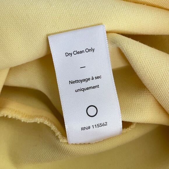 Likely Arcadia Bodycon Dress Yellow - Size: 8 - Picture 12 of 12